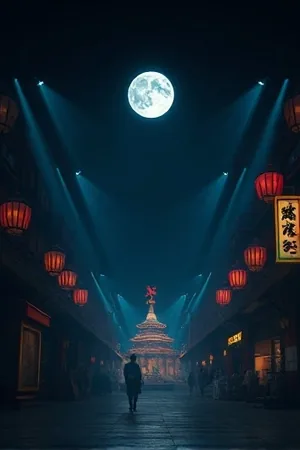 《纸上迷城》竖版海报，摊开的旧书稿与钢笔