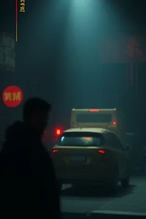 《旧城手记》竖版海报，待拆迁街道的旧门牌与电线